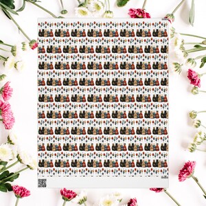 Kimono Cats Gift Wrapping Paper | 90gsm Fine Art Present Wrap image 10