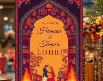 Tablica powitalna | Tablica Lohri | Możliwość personalizacji | Impreza Lohri | Cyfrowa 24x36 20x30