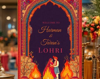 Tablica powitalna | Tablica Lohri | Możliwość personalizacji | Impreza Lohri | Cyfrowa 24x36 20x30