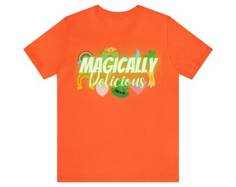 MAGICALLY DELICIOUS St. Patrick's Day Unisex Jersey Short Sleeve St Patty's Day Tee