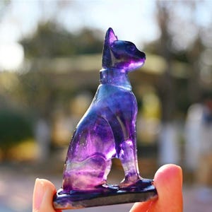 Magnifique Crâne taillé en pierre naturelle - Fluorite- Vertus des pierres