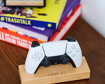 PS5 Wooden Controller Stand – 3D Precision – Made in France – Customizable