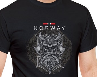 Norway Viking T-shirt Unisex Heavy Cotton Tee