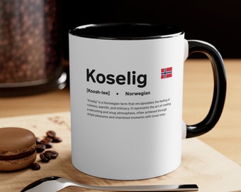 Sip in Serenity with Our Koselig Mug: Embrace Norwegian Comfort with Every Sip
