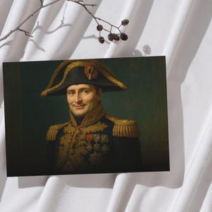 Storia, Francia, Napoleone Bonaparte, stampa d'arte digitale, arte da parete, ai generato, download digitale, oggettistica per la casa,