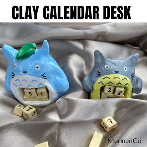 Clay Calender, Calender , Handmade Calender, Handmade Clay Calender, Desk Calendar