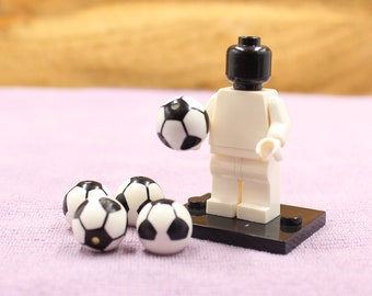 Custom Made Mini Soccer ball for Minifigure - Minifigure NOT Included - Rare
