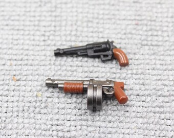 Custom Made Vintage Style High Definition Ranger Minifigure Weapon 2 pcs Set - Rare