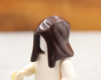 Custom Made High Quality Open Hood Hoody (Brown) - Minifigure NOT Included - Rare