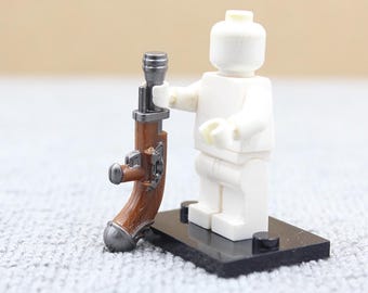 Custom Made Deluxe Vintage Style Rifle Weapons Lot - Minifigure NOT Included - Rare