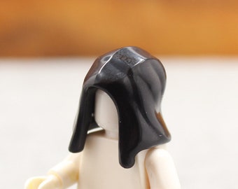 Custom Made High Quality Open Hood Hoody (Black) - Minifigure NOT Included - Rare