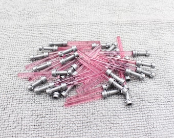 Custom Made Neon Pink Light Saber lot - Minifigure NOT Included