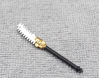 Custom Made Deluxe Medieval Knight Warrior the Combat Chainsword for Minifigure - Minifigure NOT Included - Rare