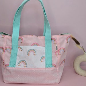 Kindertasche Kidstasche Handtasche Mädchen Girls Bag Shopper Schultertasche Strandtasche
