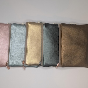 Flache kleine Tasche | Kosmetiktäschchen |  Tampontasche | Hygienetasche | Münztasche | Portemonnaie | Geldbörse | Kunstleder
