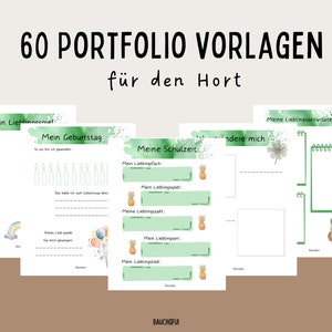 Portfolio Hort Templates | Portfolio Templates | Daycare Portfolio Templates Educator | Preschool Portfolio Kindergarten | Daycare Portfolio Templates