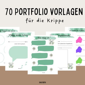 Portfolio templates | Nursery portfolio templates | Daycare portfolio templates educators | Kindergarten portfolio templates