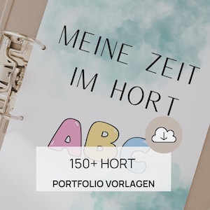 150 + Portfolio Vorlagen für den Hort | Portfolio Vorlagen Schüler| 1-4 Klasse Grundschule| Vorlagen für Erzieher | Portfolioarbeit im Hort