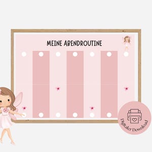 Routine du soir pour les enfants Tarif| Plan de routine pour les enfants| IMPRIMER | Créer une routine de soirée avec les enfants y compris les cartes de routine