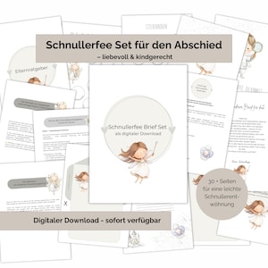 Pacifier Fairy Set | Letter from the Pacifier Fairy Template | PDF Download | Pacifier Fairy Letter Set | Going pacifier-free | Pacifier-free gift