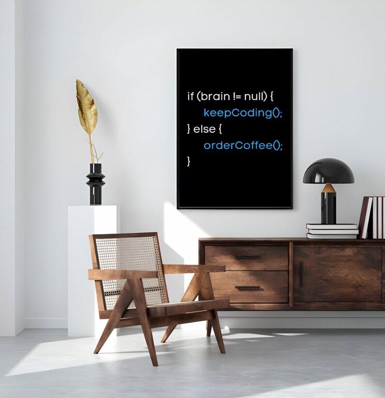 Funny Programming Poster, Computer Geek Printable, Coding Wall Art ...