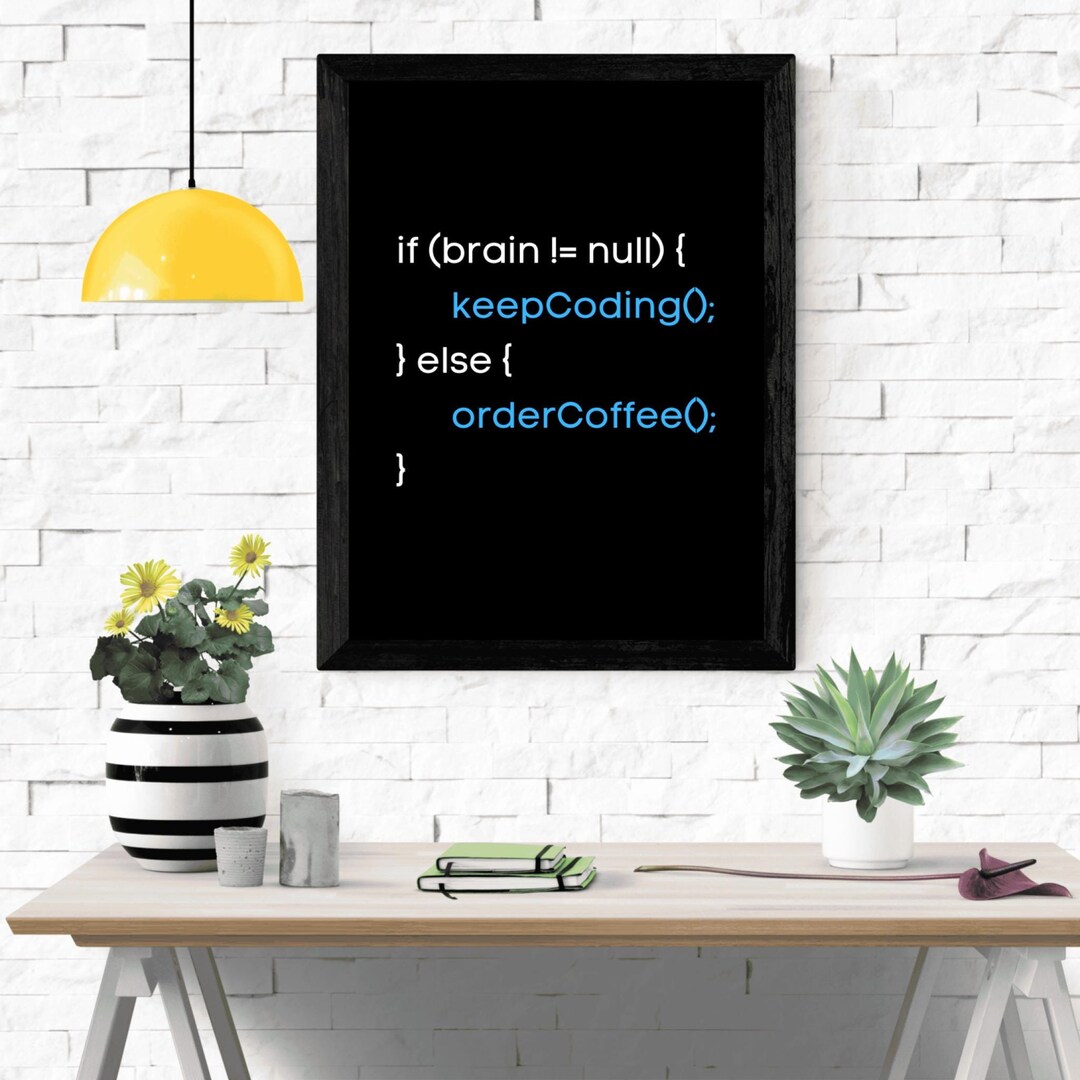 Funny Programming Poster, Computer Geek Printable, Coding Wall Art ...