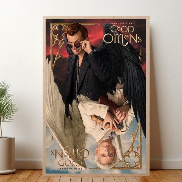 Good Omens Season 2 Movie Poster-Vintage Retro Art Print -Wall Art Print-Home decor