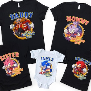 Sonic 2025 Birthday Shirt