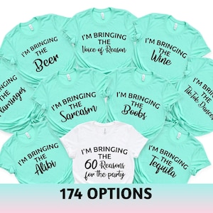 Custom I&#39;m Bringing The Birthday Party Shirts, Personalized Bday Group Shirts: Girls Trip Tee