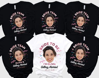 Custom Bride Team Shirt: Personalized Wedding Party T-Shirt
