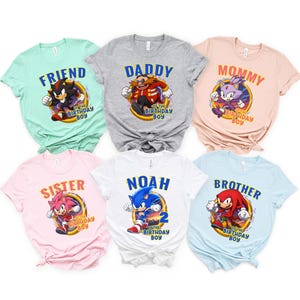 Sonic 2025 Birthday Shirt