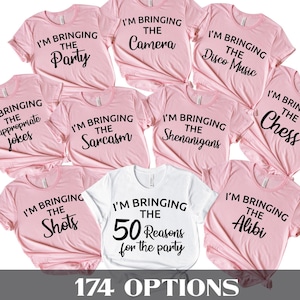 174 Quotes I&#39;m Bringing The Birthday Party Shirts, Bday Family Shirts: Custom Group Outfit Tees