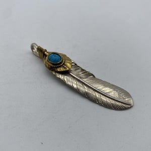 925 Sterling Silver Feather,Goros Feather Charm,Jewelry Finding