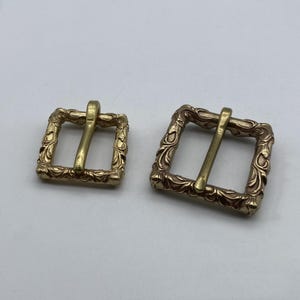 20/25mm Tang Grass Brass Buckle Collar Fastener Belt Buckle Watch Strap Buckle