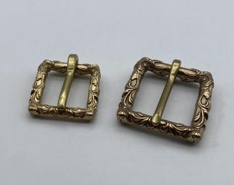 20/25mm Tang Grass Brass Buckle Collar Fastener Belt Buckle Watch Strap Buckle