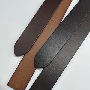 1 1/2&#39;&#39; Leather Strap 10oz Full Grain Cowhide for Leather Belt Crafting