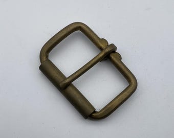 ブロンズローラーバーバックル ソリッドブラスローリングバーバックル 54 mm レザーファスナーハードウェア