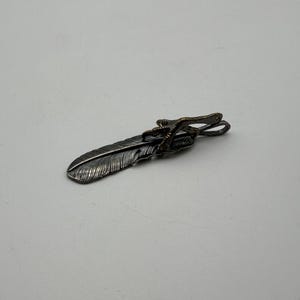 Vintage Feather Charm Gifts,Jewelry Finding Necklace DIY Pendants