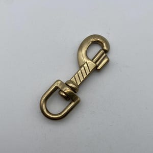 Solid Brass Snap Hook,Snap Clasp,Leather Strap Hook,Dog Collar Buckle