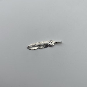 925 Sterling Silver Feather Jewelry Finding,Gift for Friends