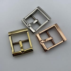 Copper Leather Belt Buckle Men&#39;s Durable Buckle