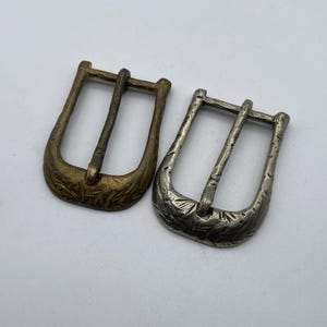 32mm Antique Copper Buckle Handcrafted Leather Belt Buckle
