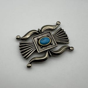 Indian Style Turquoise Concho Large Bag Concho Screw Back