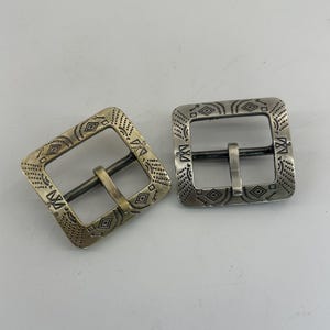 Messing Indian Symbol Center Pin Schnalle 37 mm Leder Gürtelschnalle