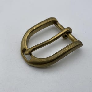 Brass D Shape Buckle Women Trendy Belt Buckle 34mm