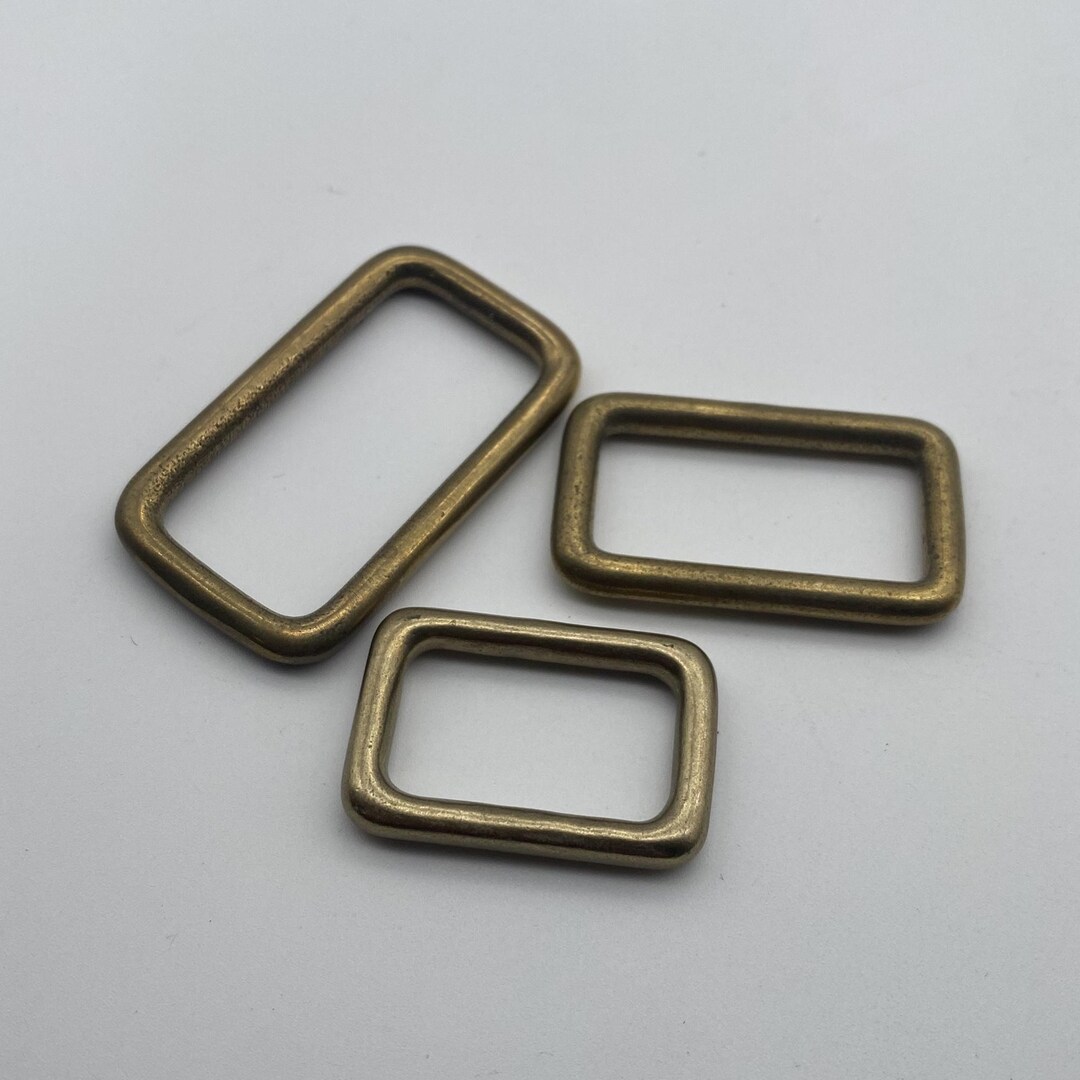 Rectangular Solid Brass Loop Bag Strap Loop 24/32/38mm - Etsy
