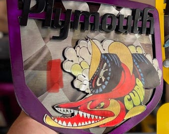 Plymouth Barracuda Show Stand