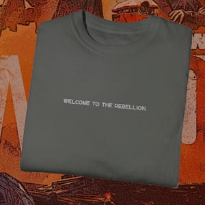 Welcome to the Rebellion, Subtle Andor Star Wars Comfort Colors Tee, Cassian Andor Shirt, Rebel Alliance Unisex Shirt