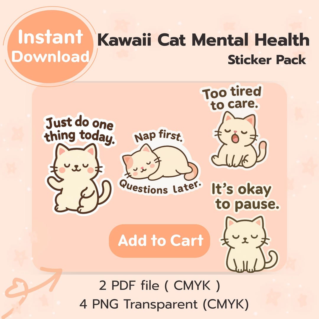 Illustration of Mental Freedom Cat Accessories