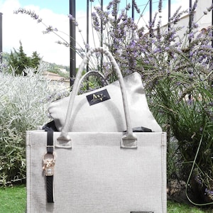 Sac à main cabas unique fait main modèle Emma,sac à main femme,sac à main tendance,sac fait à la main,sac chic et élégant